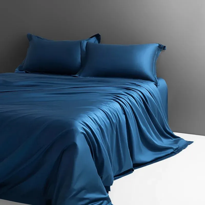 Luxury 1000TC Long Staple Cotton Silky Sateen Duvet Cover Set