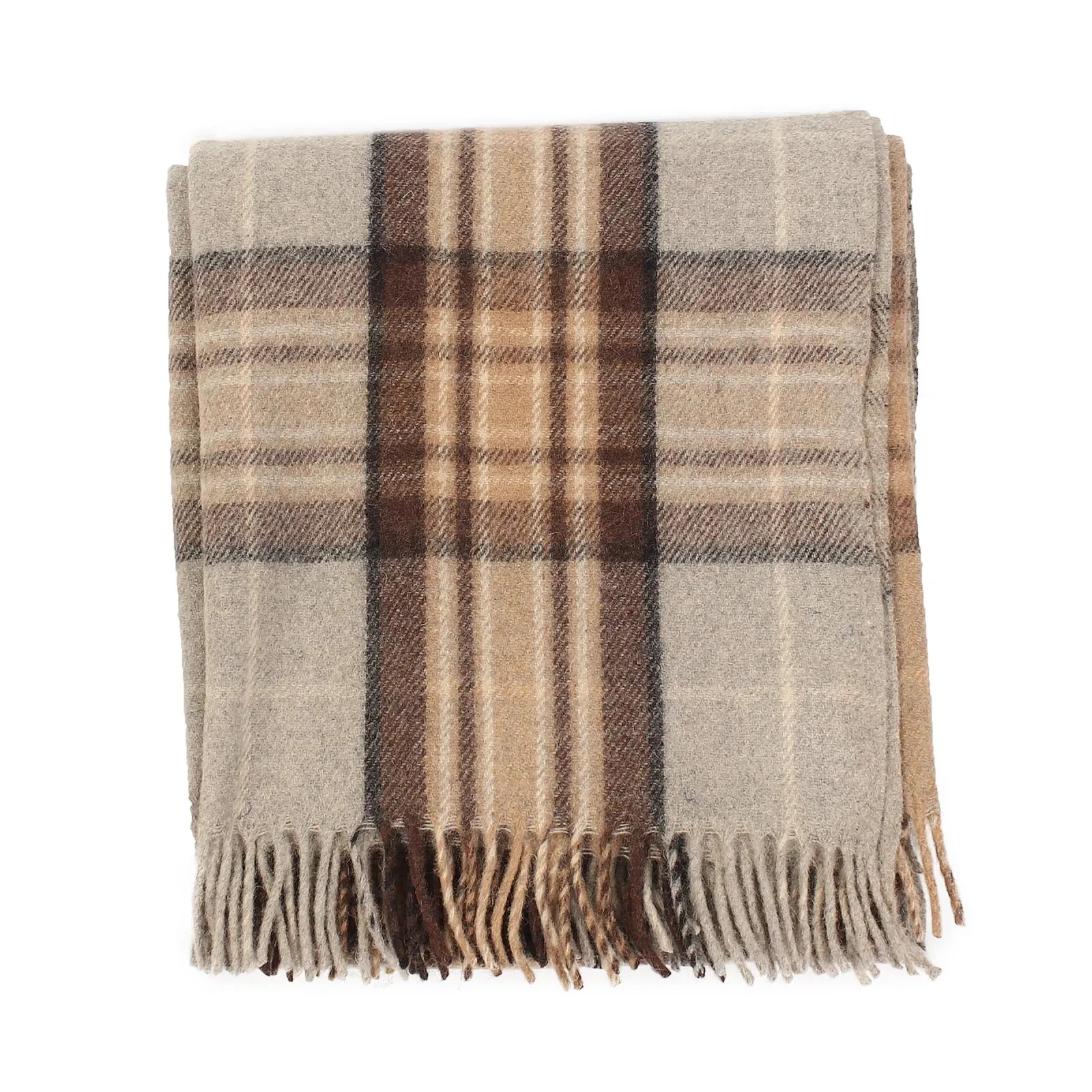 MacKellar Natural Tartan Blanket