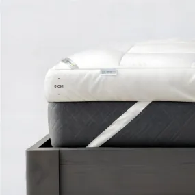 Mattress Topper 90×200 8cm - White