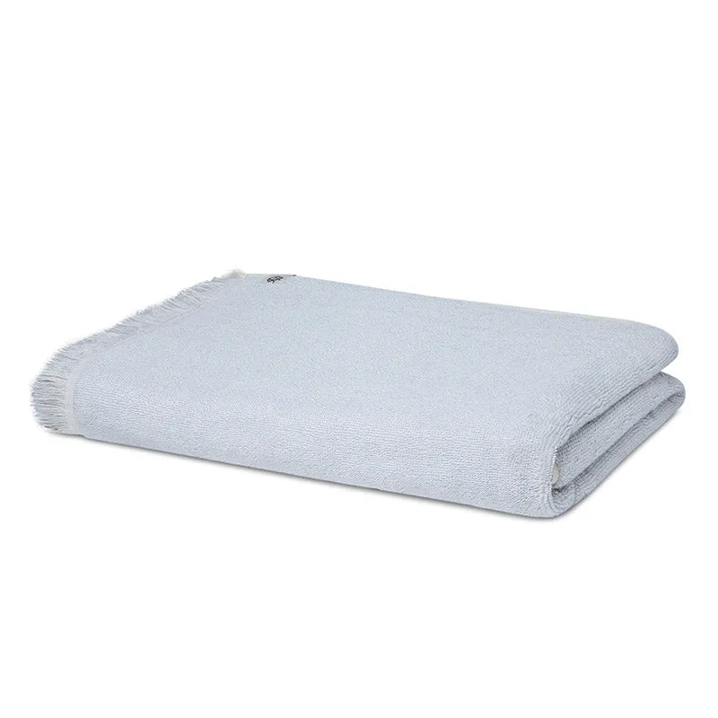 Melange Terry Cotton Bath Towel - Fogstone Green