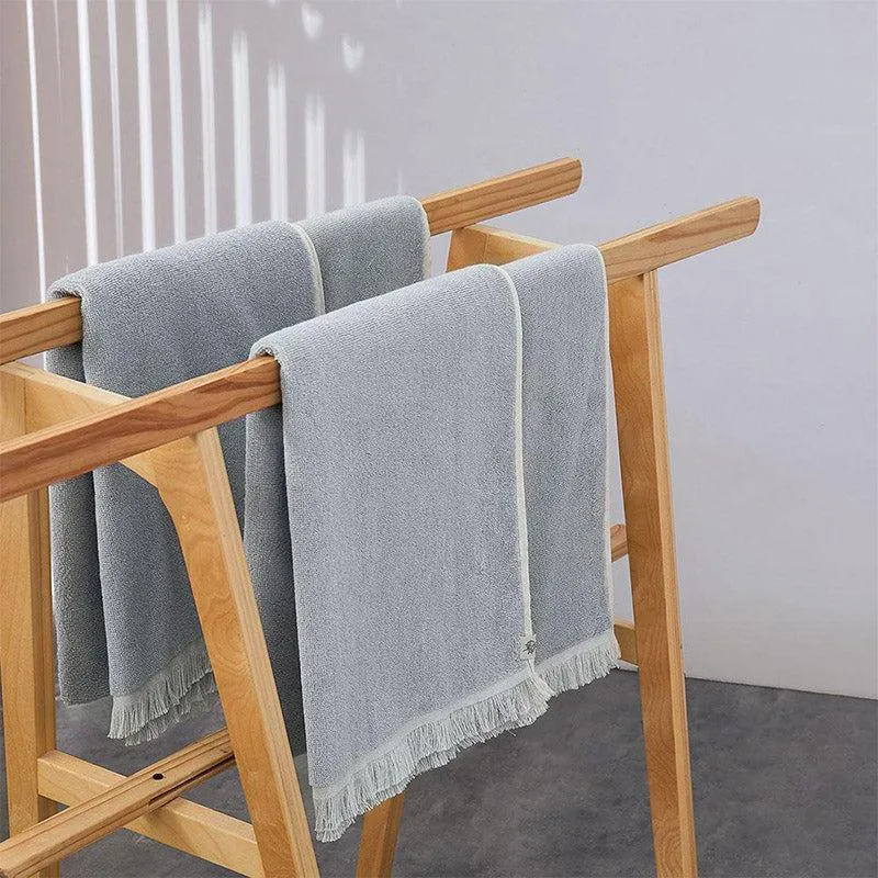 Melange Terry Cotton Bath Towel - Mineral Grey