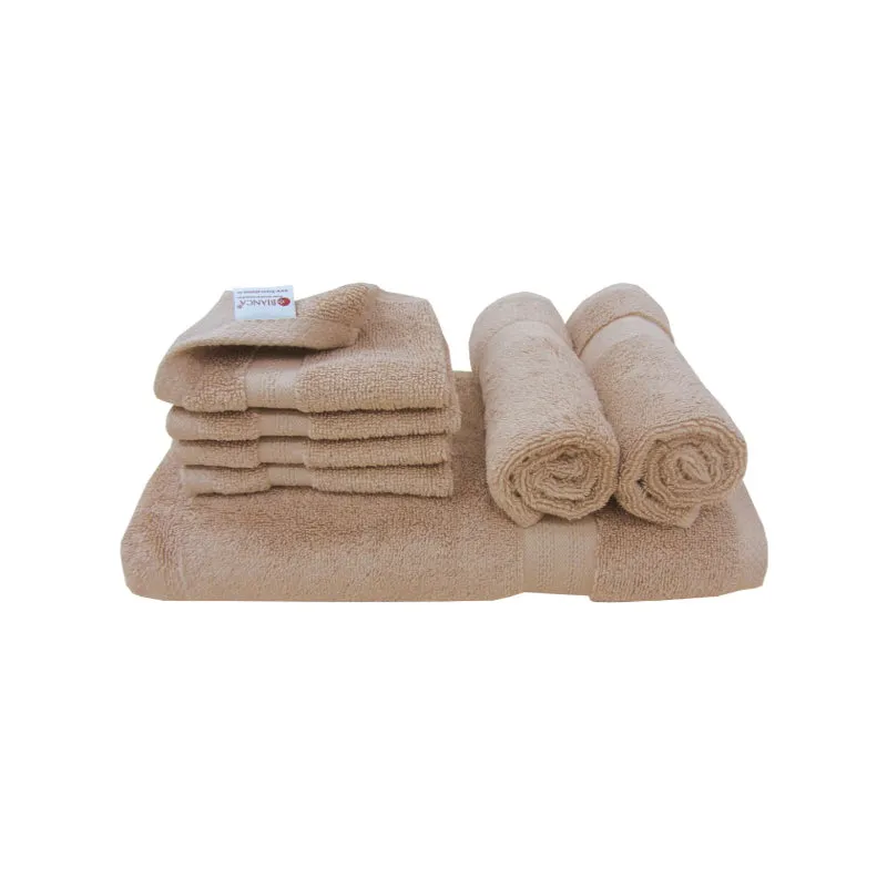 Miorah Towel Combo (Beige) - Eight Piece Set