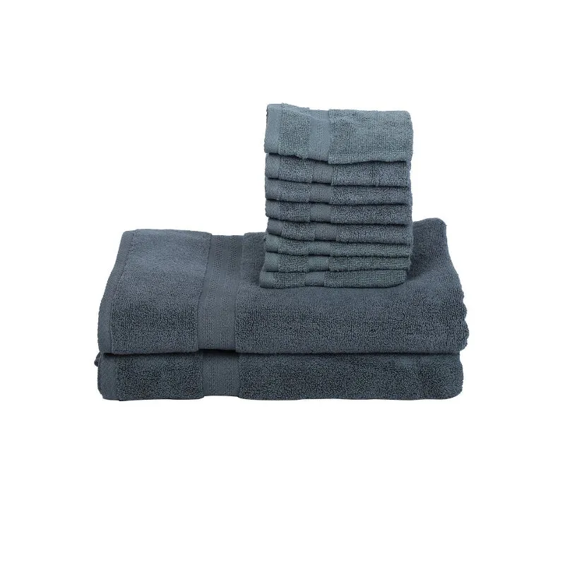 Miorah Towel Combo (Grey) - Set Of Ten