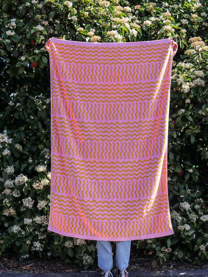 Mosey Me Ripple Beach Towel