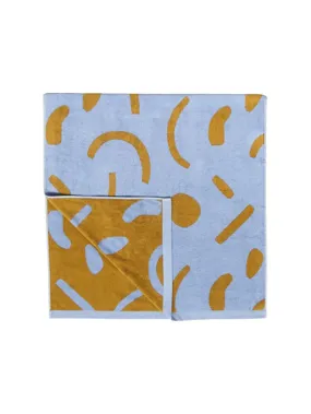 Mosey Me Shapes Beach Towel