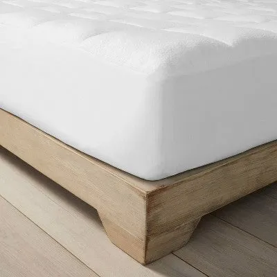 New - King Memory Foam & Down Alternative Mattress Pad - Casaluna