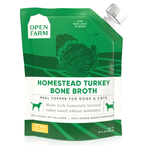 Open Farm Bone Broth - Turkey 12oz