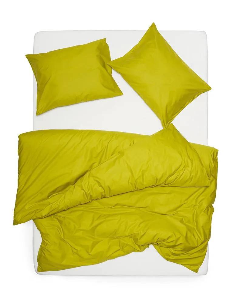 Pima Cotton Percale Bedding in Apple Green Color