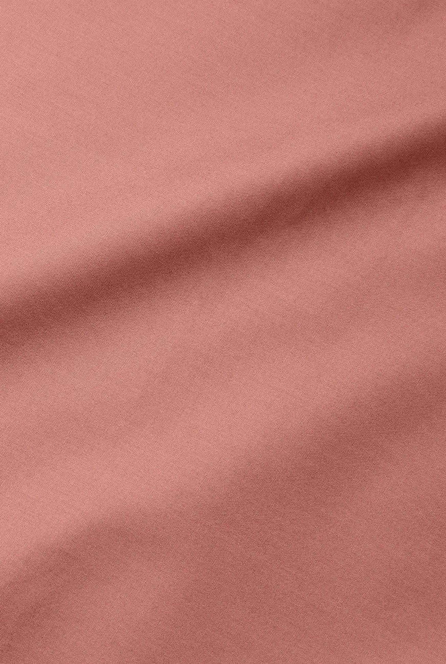 Pima Cotton Percale Bedding in Red Earth Color