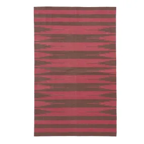 Pink Flatweave Cotton Rug - 3'6" x 5'6"