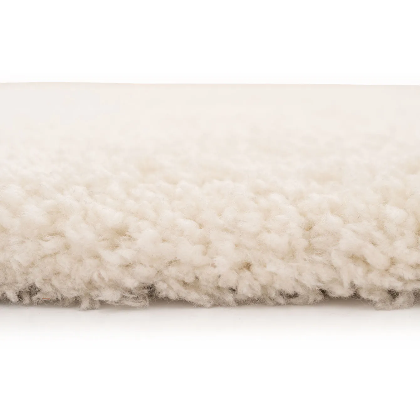 Premium Cream Shaggy Runner Rug - Lace