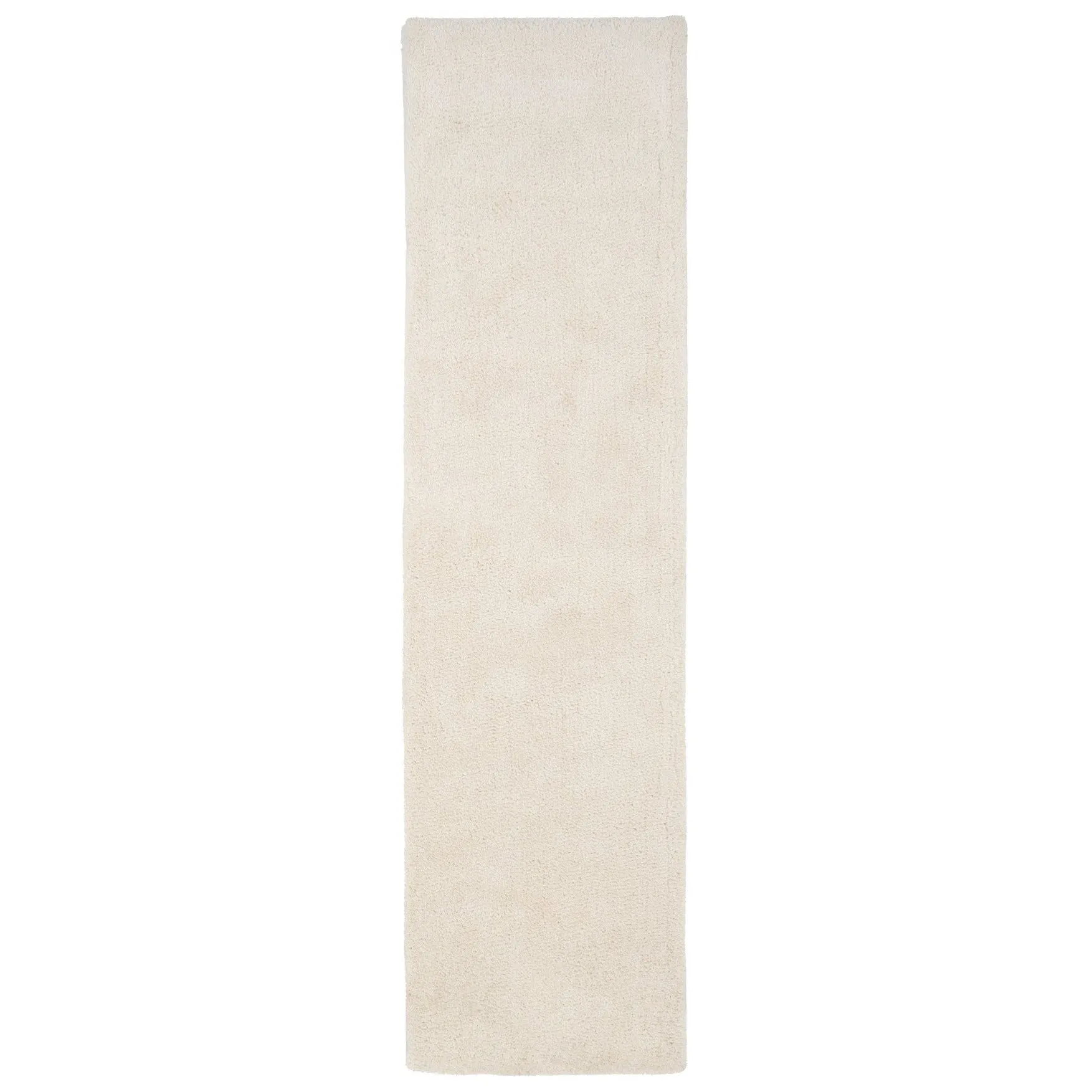 Premium Cream Shaggy Runner Rug - Lace