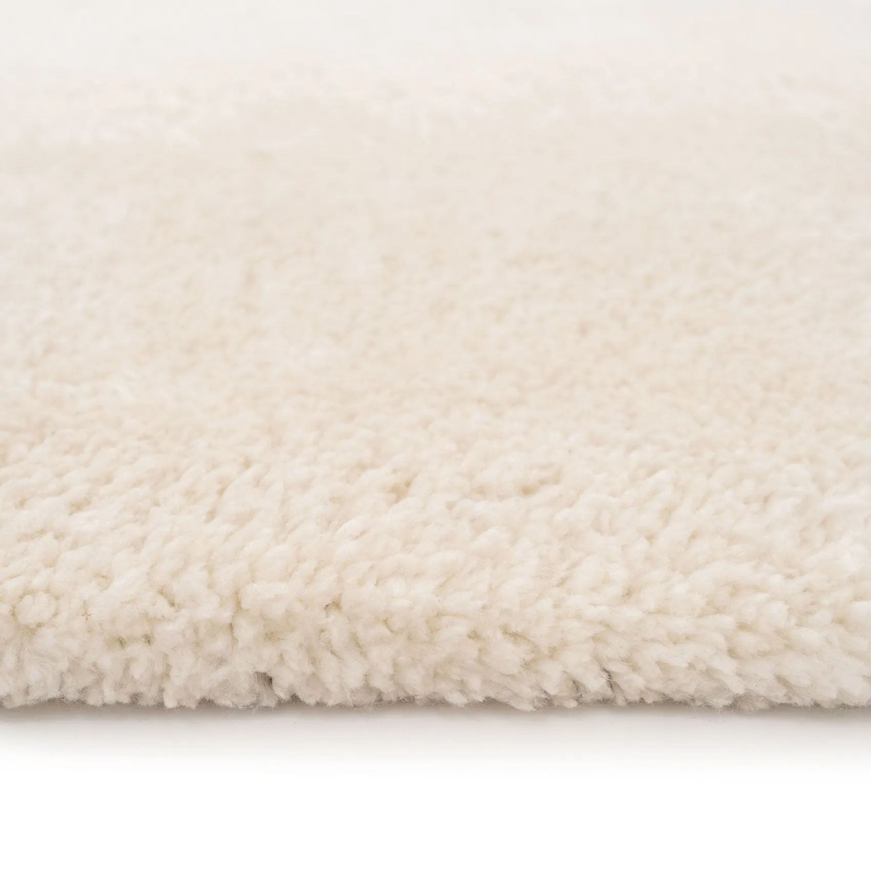 Premium Cream Shaggy Runner Rug - Lace