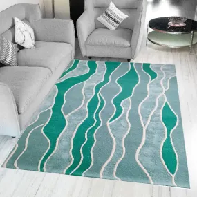 Premium Woolen Waves Rug | 8 x 5 Feet