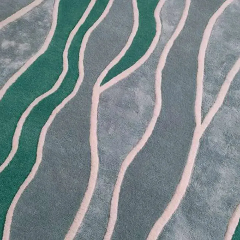 Premium Woolen Waves Rug | 8 x 5 Feet