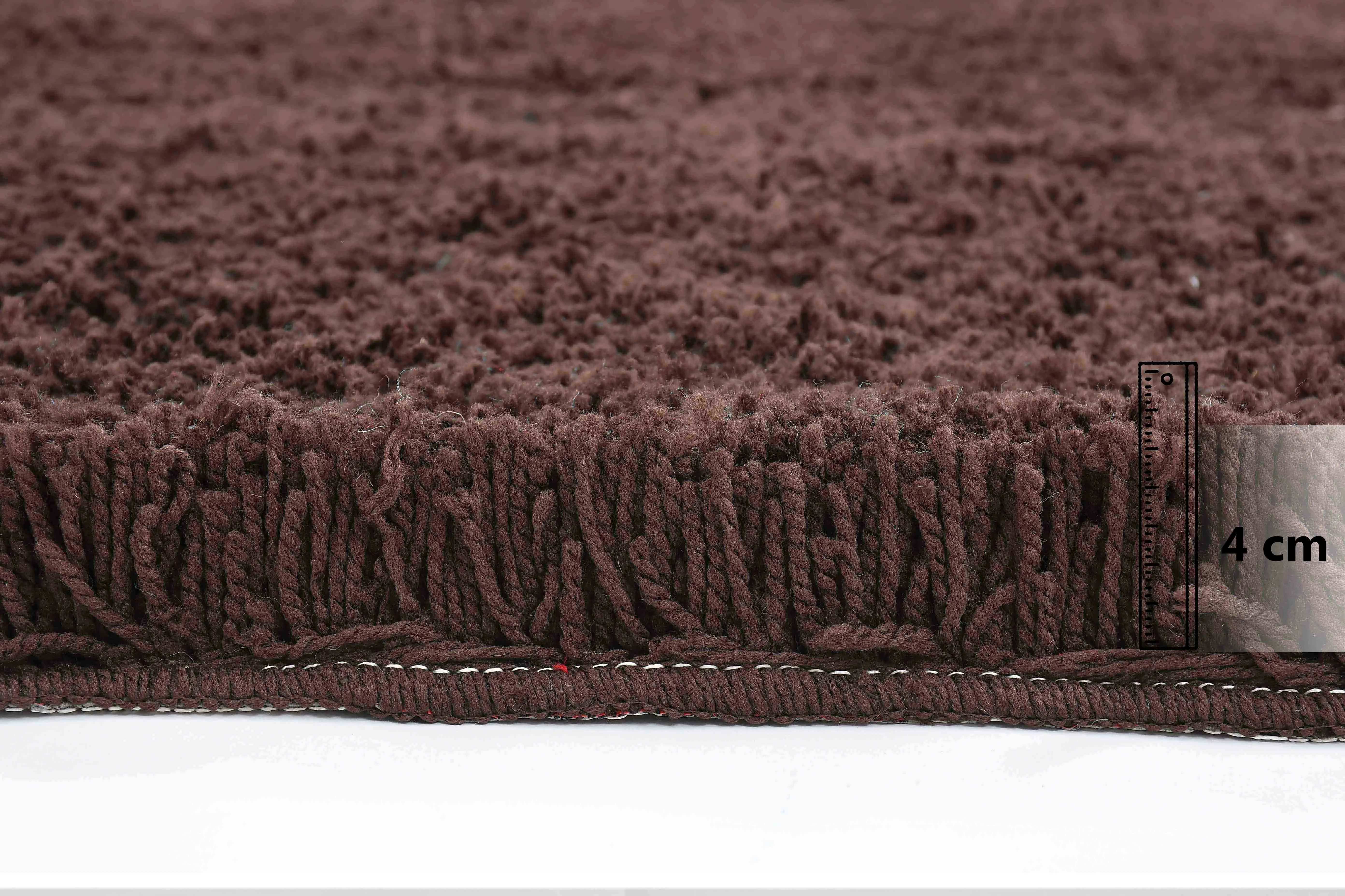 Presto Brown Solid Soft Feel Anti-Skid Carpet - ICAS02