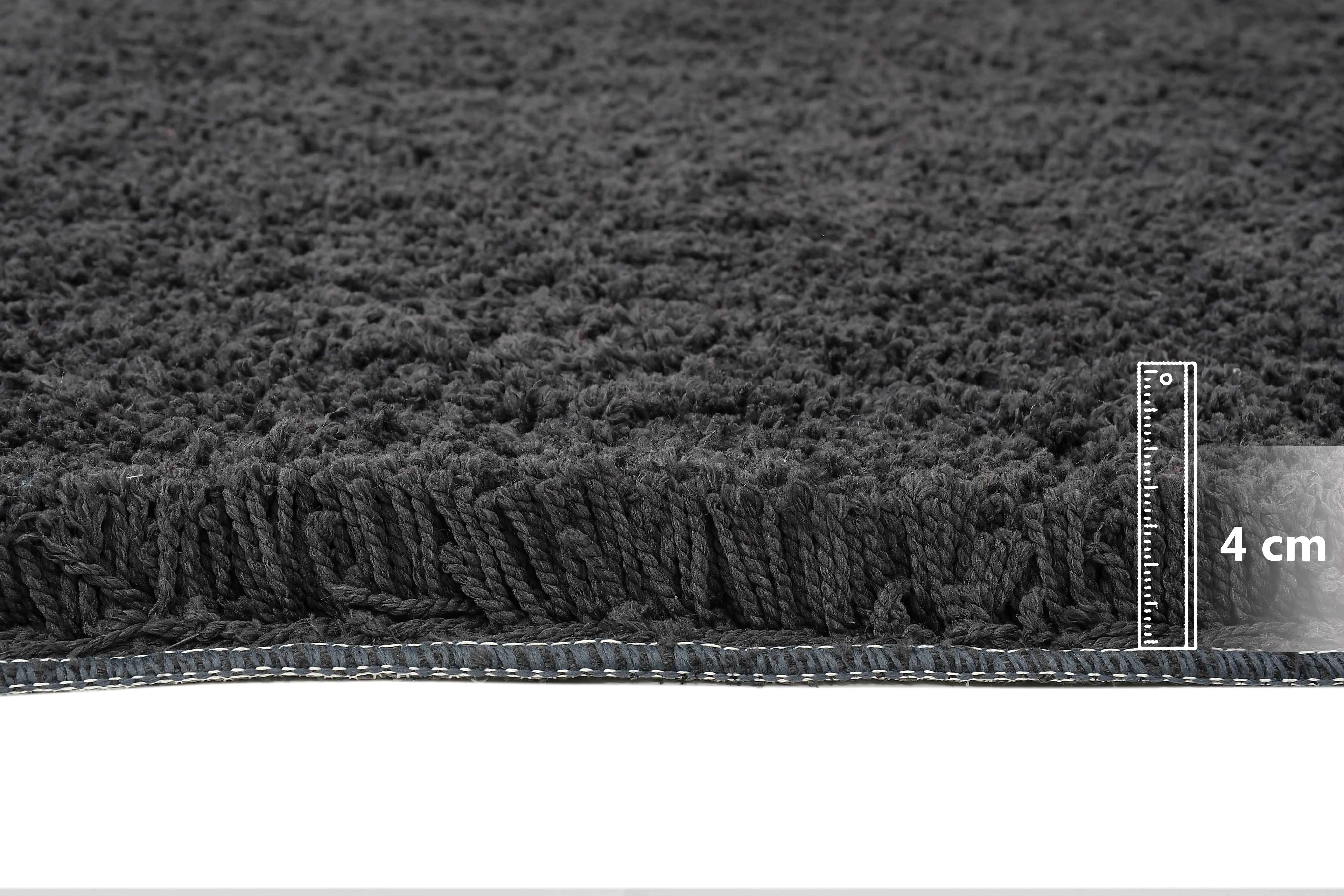 Presto Grey Solid Soft Feel Anti-Skid Carpet - ICAS10