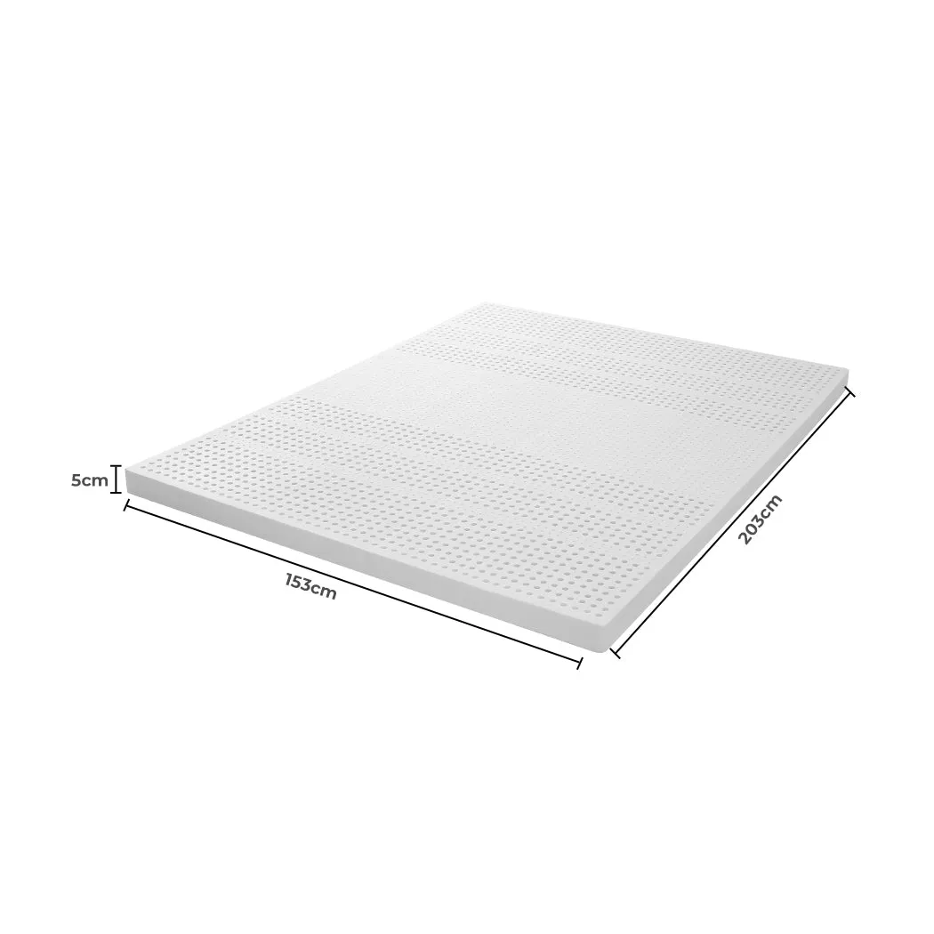 Queen Dreamz Latex Mattress Topper Bed