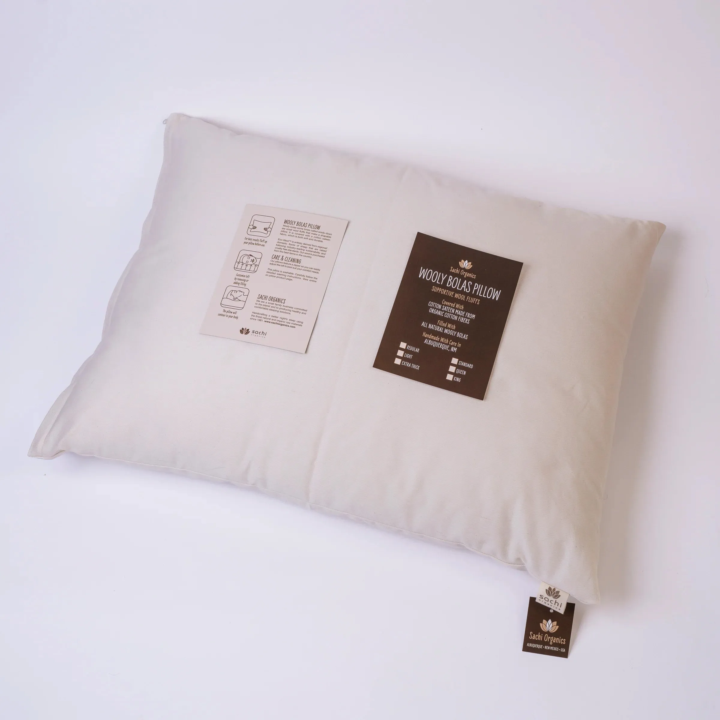 Sachi Organics Wooly Bolas Pillows