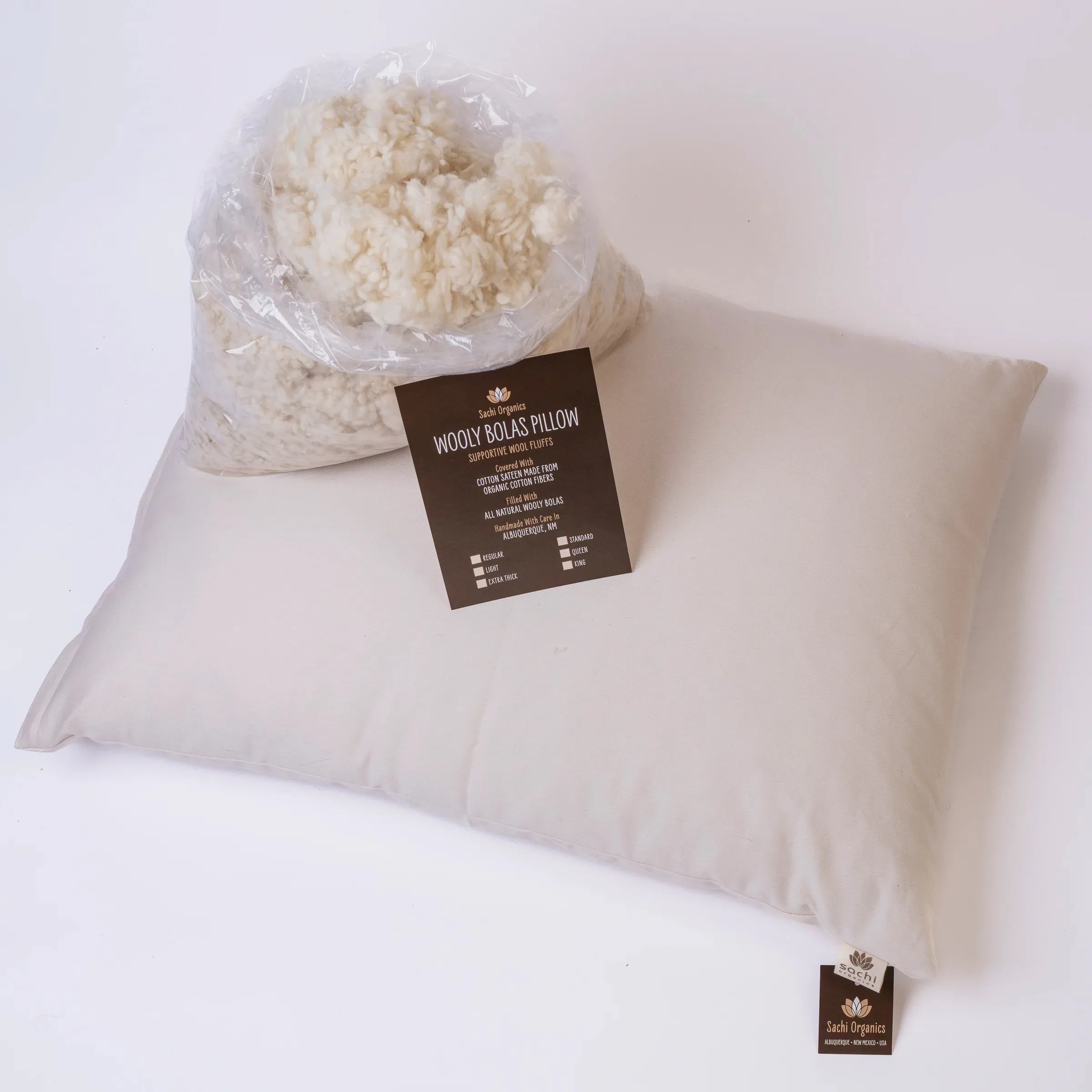 Sachi Organics Wooly Bolas Pillows