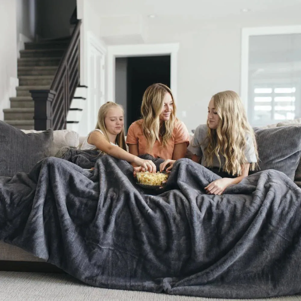 Saranoni Grand Faux Fur XL Throw Blanket (60"x80")