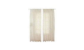 Sheer Curtains Lantern Print