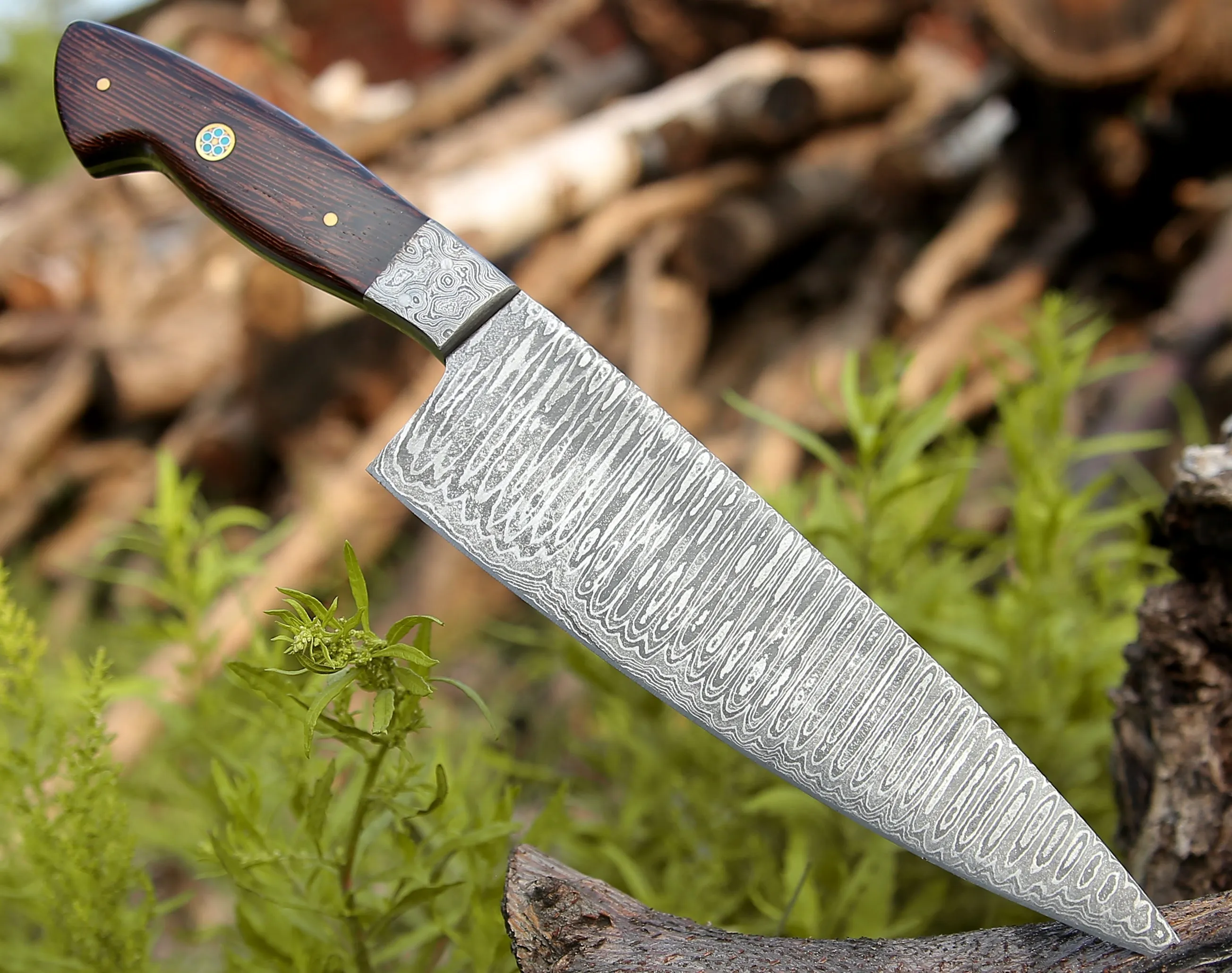 Shokunin USA Retro Damascus Chef Knife 12": The Perfect Addition to Your Kitchen