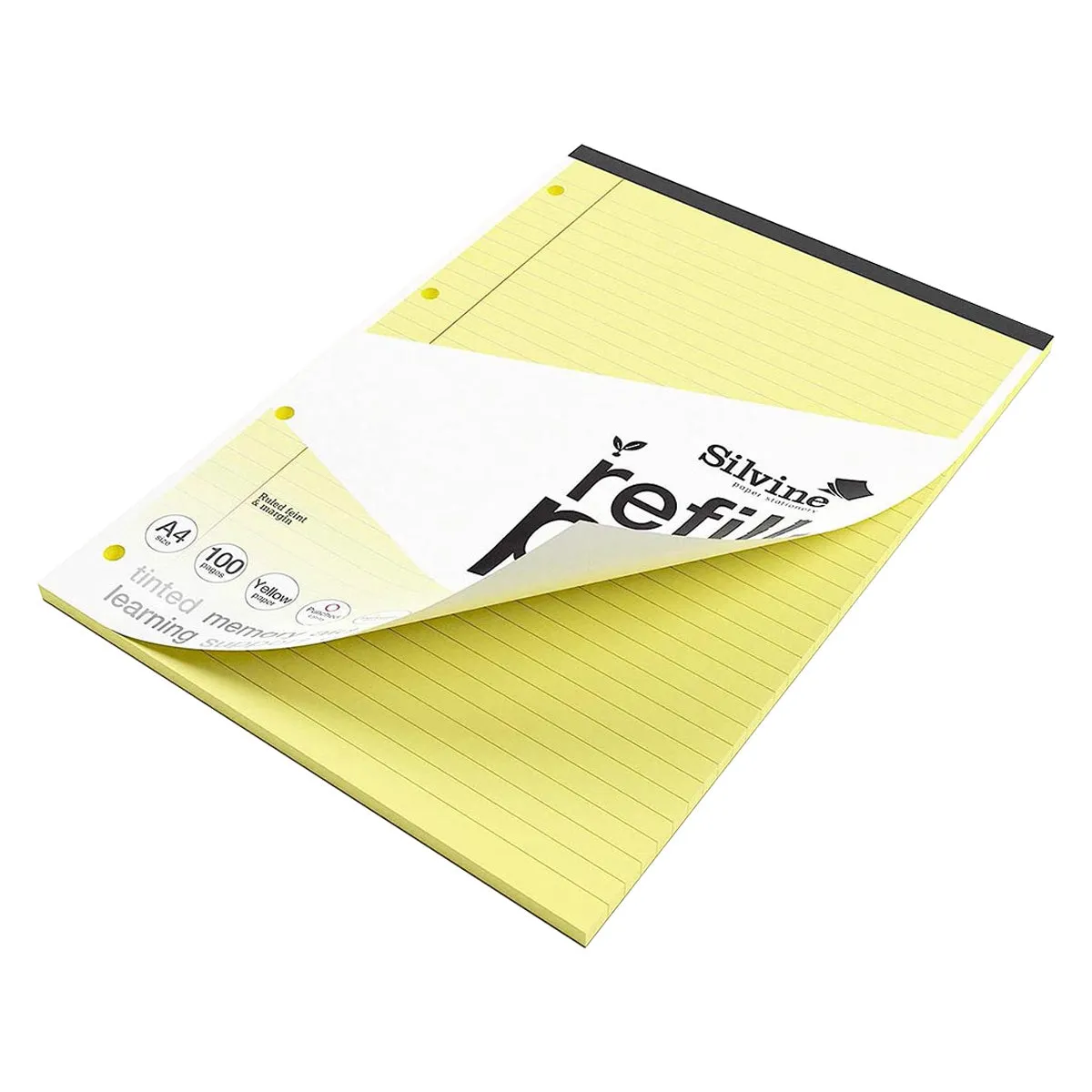 Silvine SEN Yellow A4 Refill Pad 100 Pages