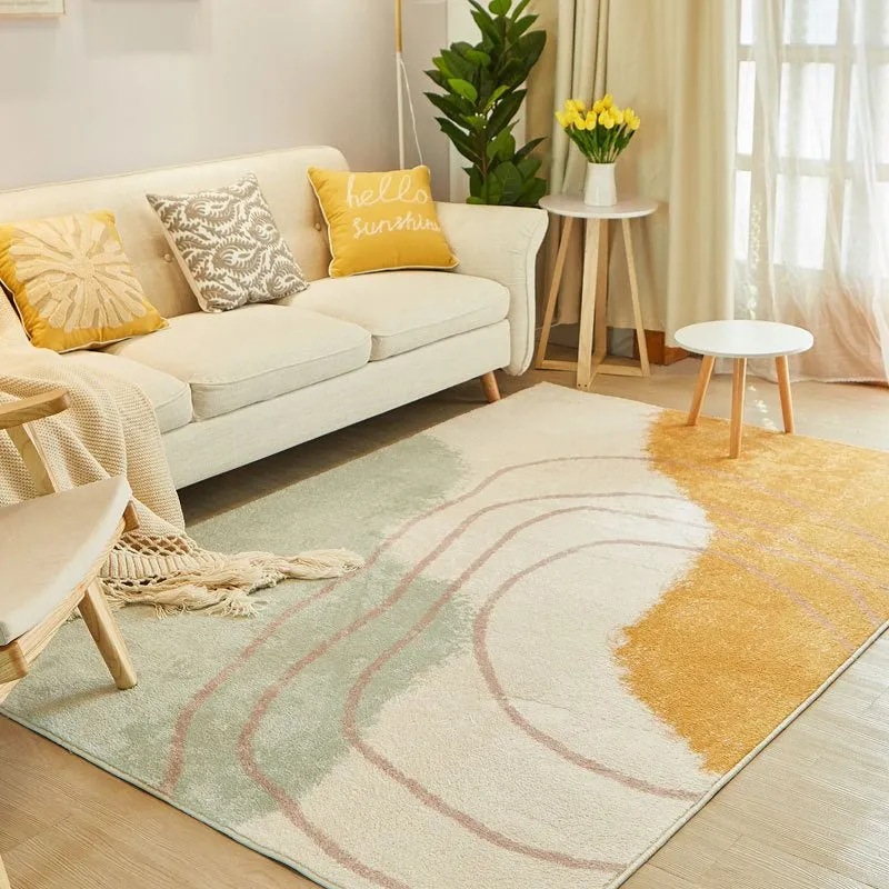 Soft Pastel Living Room Rug