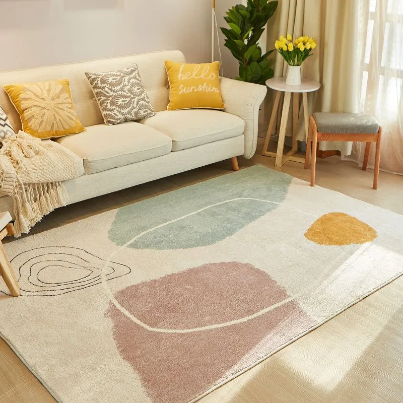 Soft Pastel Living Room Rug