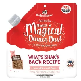 Stella & Chewy's Marie’s Magical Dinner Dust What's Shak'n Bac'n Recipe Meal Topper for Dogs