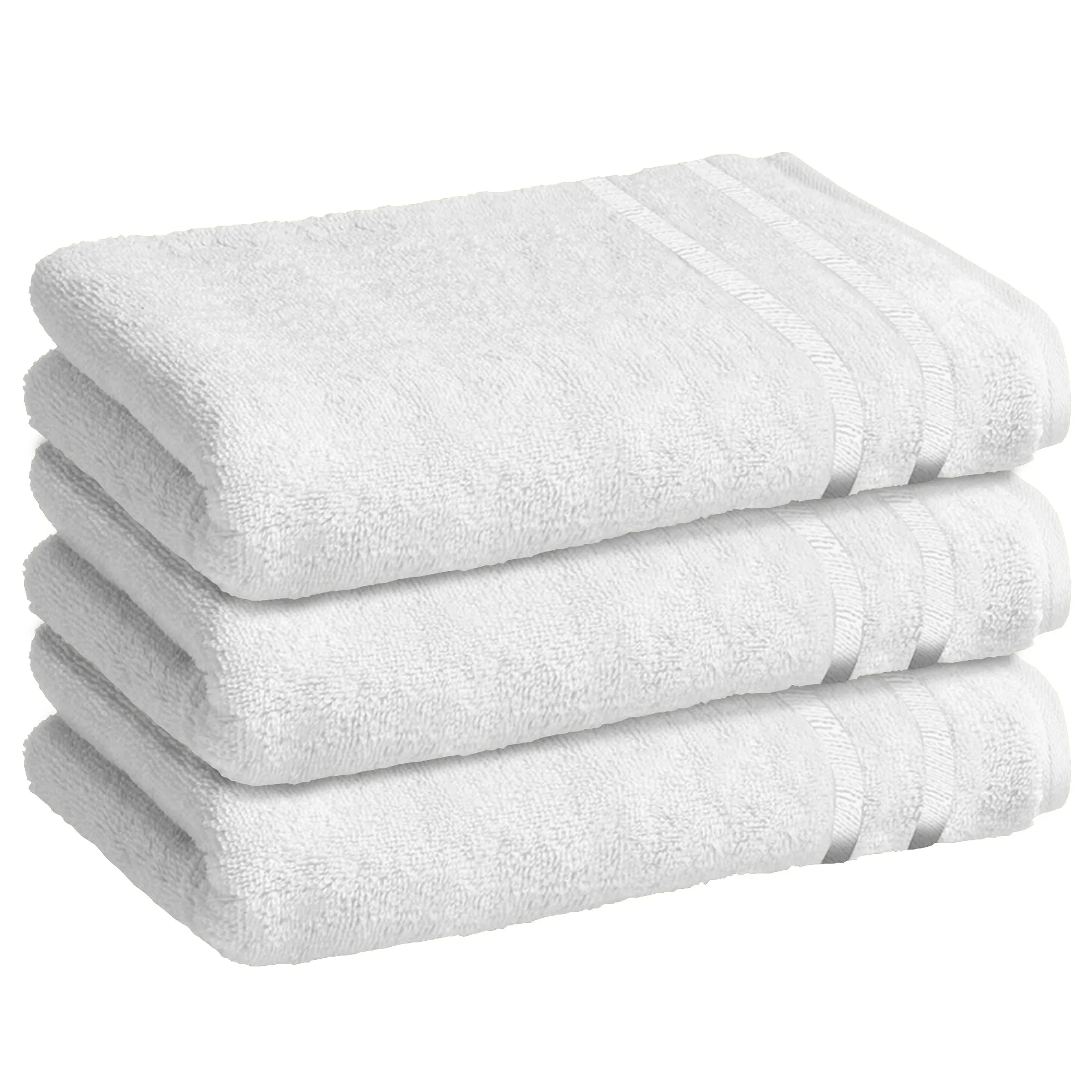 Story@Home 3 Units 100% Cotton Ladies Bath Towels - White