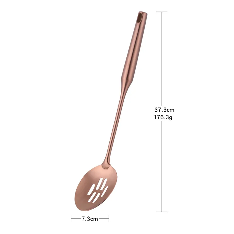 TEEK - Rose Gold Stainless Steel Cooking Tools