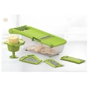 Wenken 5 In 1 Slicer Cutter Fruit Vegetable Chopper Peeler Grater With Clips