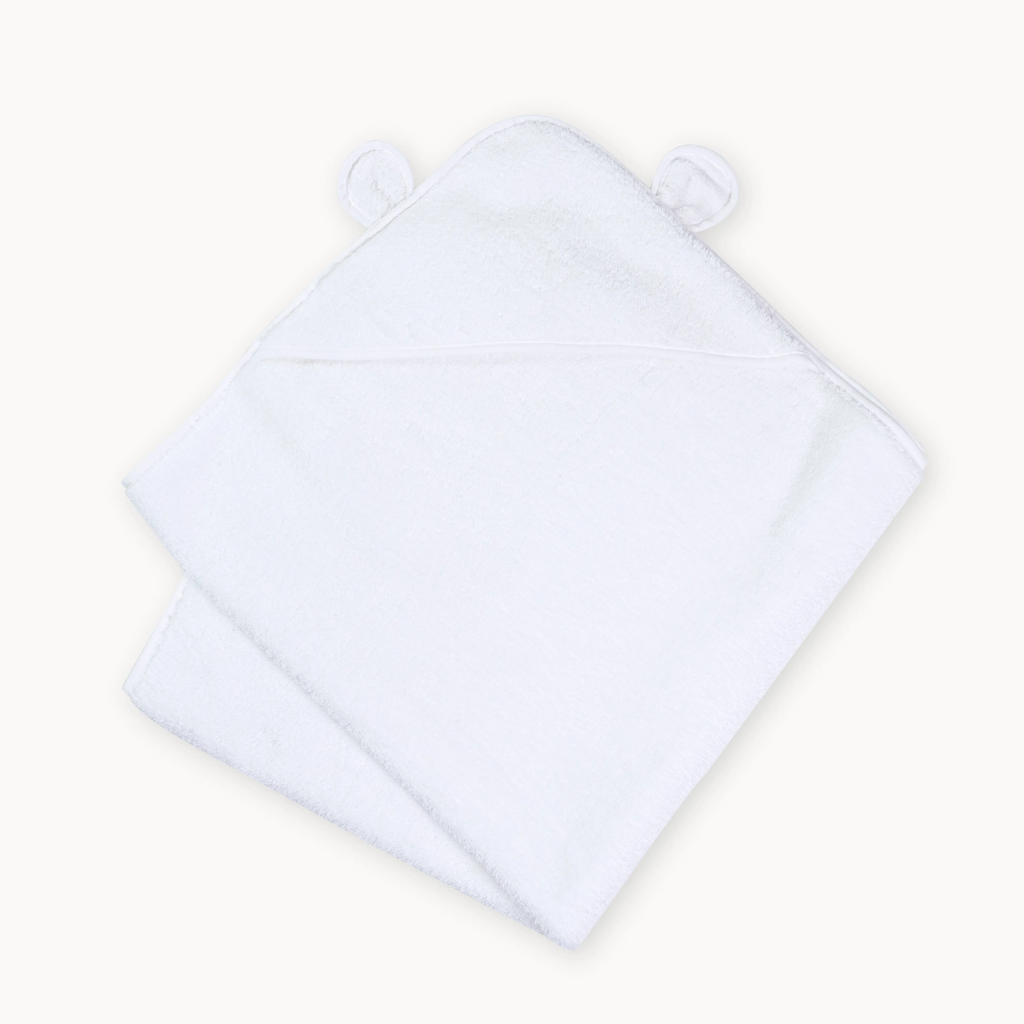 White Organic Cotton Hooded Towel