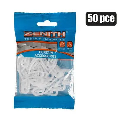 Zenith Curtain Hooks Acetyl R6 50pack